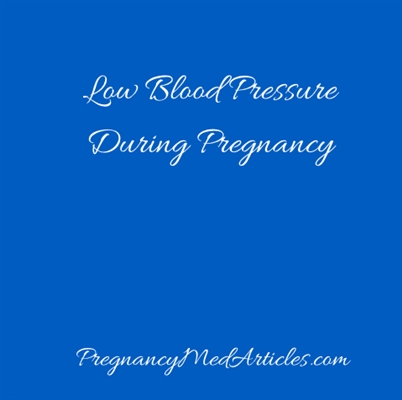 Čo sa považuje za nízky krvný tlak počas tehotenstva?